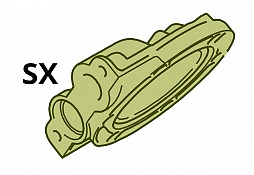 Pokrov črpalke - levi