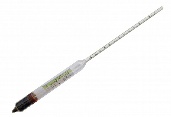 Moštna tehtnica Oechsle Brigx 0-30, areometer s termometrom