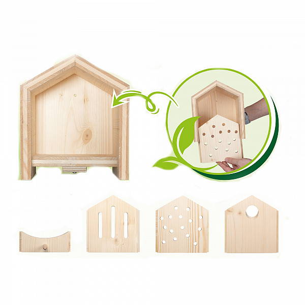 Večnamenska živalska hišica za vse letne čase