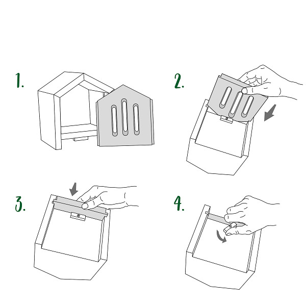Večnamenska živalska hišica za vse letne čase