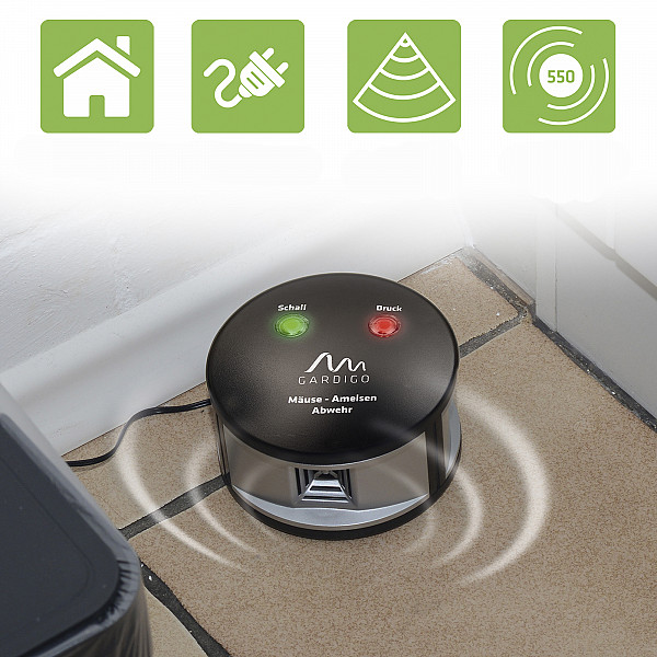 Ultrazvočni odganjalec mravelj, miši in podgan Duo