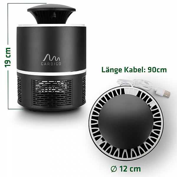 UV-svetlobna past za insekte z zračnim tokom